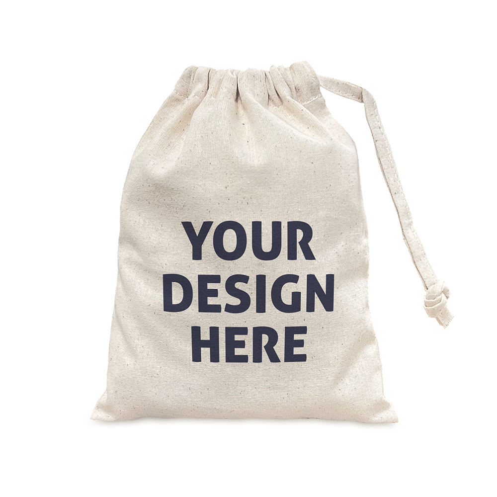 100 Printed Cotton Small Drawstring Bags The Clever Baggers